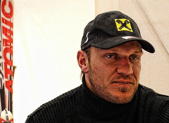 Hermann Maier, Alpine World Cup Austrian skier.